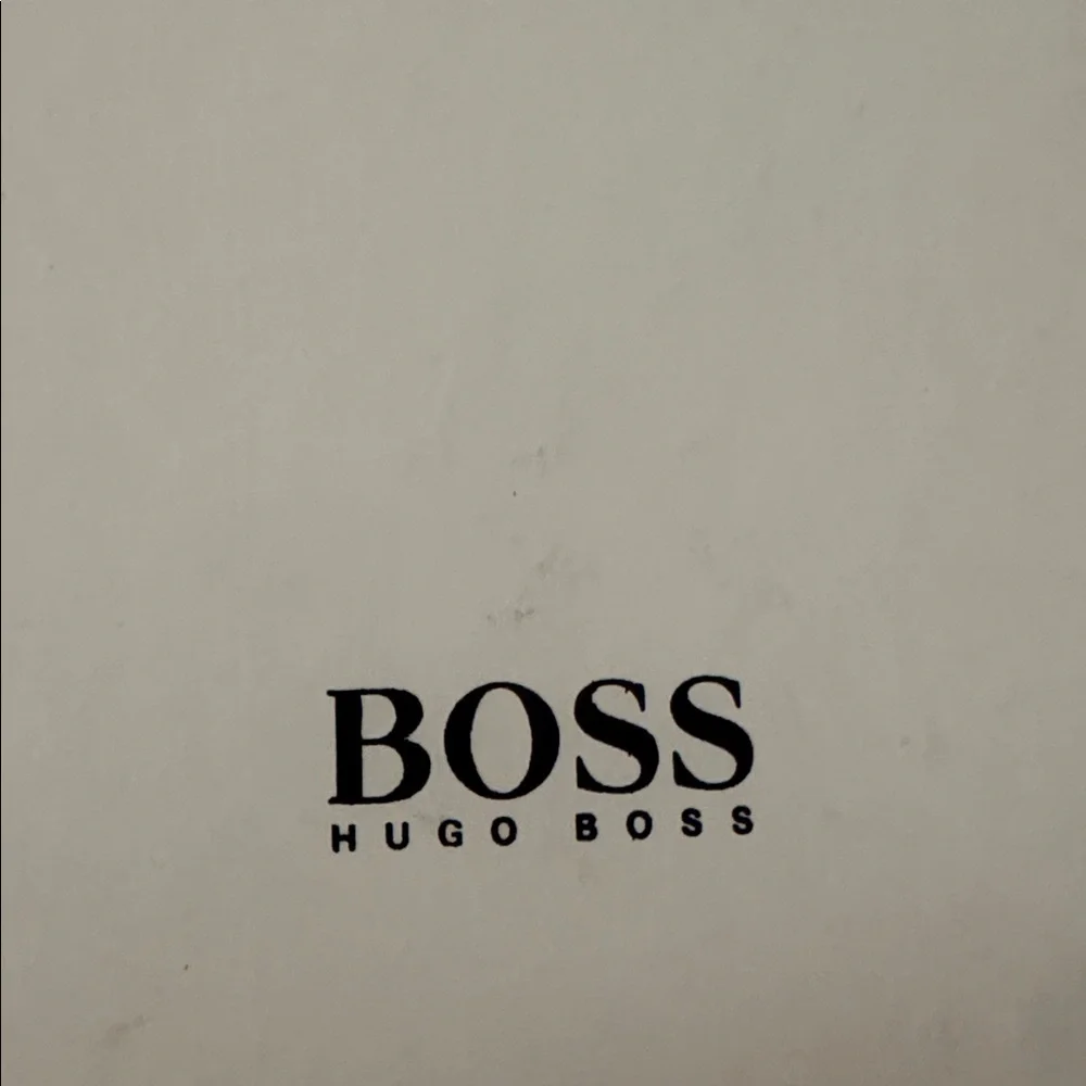 Hugo Boss Black and Gray Boots with Teal Accents